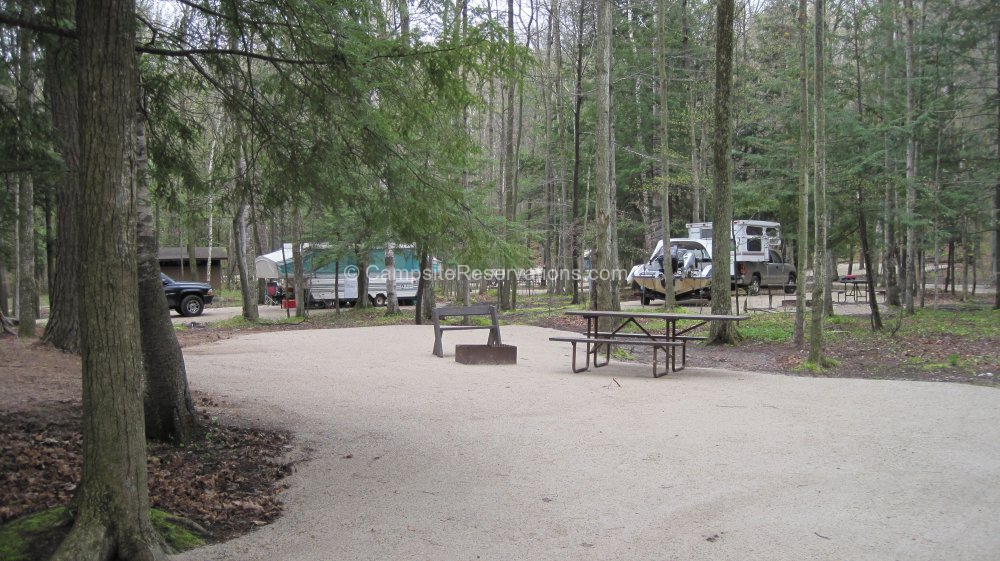 Campsite 71E in Daisy Field South Campground at Potawatomi State Park